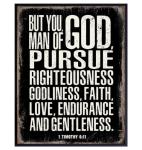 Masculine Christian Wall Art for Man Caves