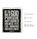 Masculine Christian Wall Art for Man Caves