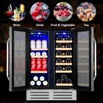 24" Dual Zone Wine & Beverage Cooler