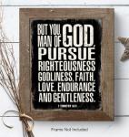 Masculine Christian Wall Art for Man Caves
