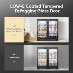 2-Door Back Bar Cooler with LED Lighting