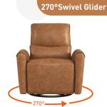 Power Swivel Rocker Recliner with USB Port