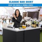 GoBar Portable Double Bar Table Set with Case