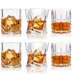DeeCoo Premium Whiskey Glasses Set of 6