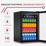 4.5 Cu.ft Mini Beverage Fridge with Adjustable Shelves