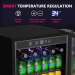 4.5 Cu.ft Mini Beverage Fridge with Adjustable Shelves