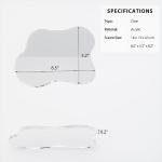 Cloud Shape Acrylic Coaster Set for Drinks