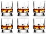 Set of 6 Premium Whiskey Glasses for Man Cave
