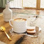 Cloud Shape Acrylic Coaster Set for Drinks