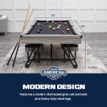 3-in-1 Pool, Poker, and Dining Table