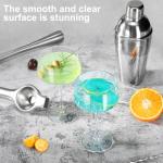 Set of 6 Premium Crystal Martini Glasses