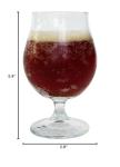 Belgian Beer Glasses Set for Dark Ales - 16 oz