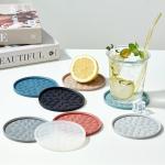 Silicone Drink Coasters - 4 Pack, Non-Slip