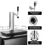 Beer Tap Tower for Kegerator - Stainless Steel