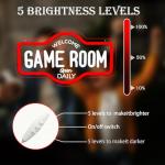 Game Room Neon Sign - Welcome Open Daily