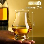 Set of 4 Whiskey and Tequila Glasses