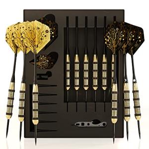 Premium Steel Tip Darts Set with Accessories