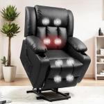 Electric Lift Recliner Chair with Massage & Heat