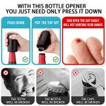 2 Pack Magnetic Push Down Beer Bottle Openers