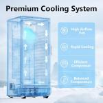 6 Cu.Ft Beverage Cooler with Glass Doors