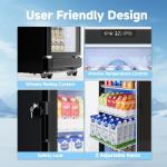 6 Cu.Ft Beverage Cooler with Glass Doors