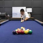 American Legend Brookdale 90" Rustic Billiard Table