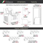 Charcoal Grey Italian Leather Power Recliner