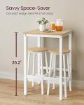 VASAGLE High Top Pub Table for Small Spaces