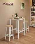 VASAGLE High Top Pub Table for Small Spaces