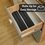 Non-Slip Rubber Bar Mats - 24"x12" (2 Pack)