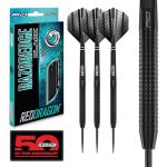 Red Dragon 22g Black Tungsten Darts Set