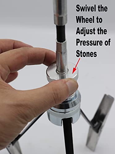 Engine Cylinder Hone Tool with Adjustable Deglazer