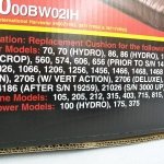 Seat Cushion Set for IH International Tractors