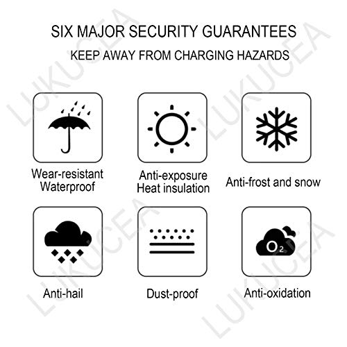 Magnetic Waterproof EV Charger Port Cover - Black