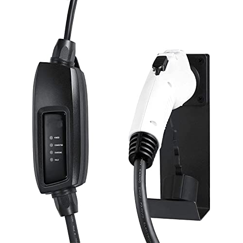 Lectron EV Charger Nozzle Dock and J-Hook Combo