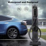 Portable Level 2 Tesla EV Charger with 25ft Cable