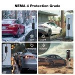 Portable Level 2 Tesla EV Charger with 25ft Cable
