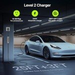 FlowGo 40A Level 2 Portable Tesla Charger