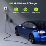 FlowGo 40A Level 2 Portable Tesla Charger