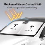 Tesla Model Y & 3 Front Window Sunshade 2025
