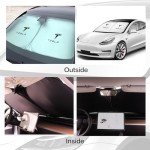 Tesla Model Y & 3 Front Window Sunshade 2025