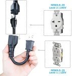 LiftSun Level 1+2 Tesla Charger - 16 Amp, 21ft