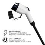 48 Amp Smart Level 2 EV Charger with Energy Monitor