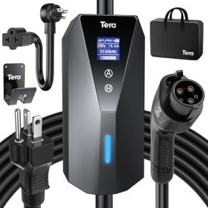 Tera Portable Level 1 & 2 EV Charger 16A