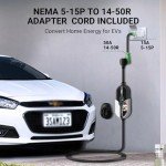 Tera Electric Vehicle Charger: Wi-Fi 32A 25FT Cable