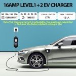 EnergyGenie Portable EV Charger Level 1 & 2