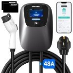 JEKVISEN 48Amp Level 2 EV Charger with WiFi