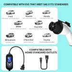 EnergyGenie Portable EV Charger Level 1 & 2