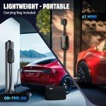 Compact 40A Portable EV Charger for Tesla