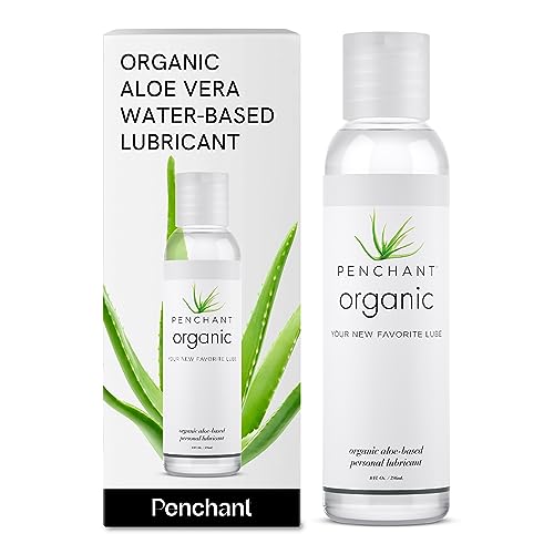 Penchant - Organic Aloe Vera Lube, Natural Moisturizing Lubricant Gel for Men, Women & Couples 8oz